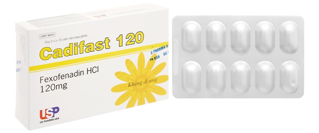 Thuốc Cadifast 120 là sản phẩm của công ty cổ phần US Pharma USA 
